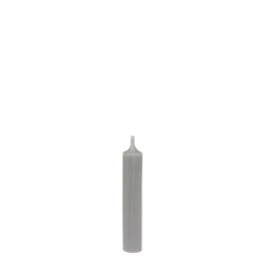 Short Dinner Candle 11x2 cm Grey by Chic Antique