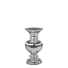 Vase 24x12 cm Mercury Look by Chic Antique