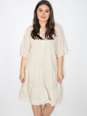 Flæsekjole by Shining Moda