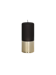 Bloklys Sort/Guld 180x70 mm – 60 timers brændetid by Collect