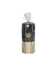 Bloklys Sort/Guld 180x70 mm – 60 timers brændetid by Collect