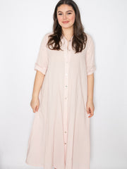 Lang a-shape bomuldskjole by Shining Moda