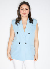 Kort blazer vest by DLG