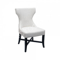 Spisestol Ashley tung hvid m/ring 58x65x97 cm by CM
