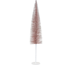 Lyserødt juletræ Ø20x99 cm Moderne julepynt i unikt design by Hoff