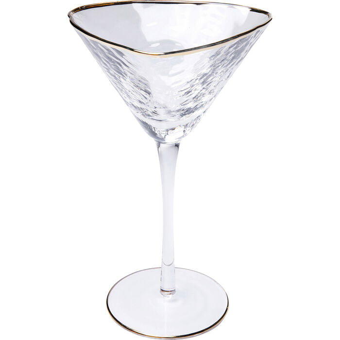 Cocktail Glas med guld kant – Hommage by Kare Design