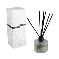 Duftolie med pinde Happy Faces Stilfuld duftspreder til hjemmet by J-Line Pleasure of Living