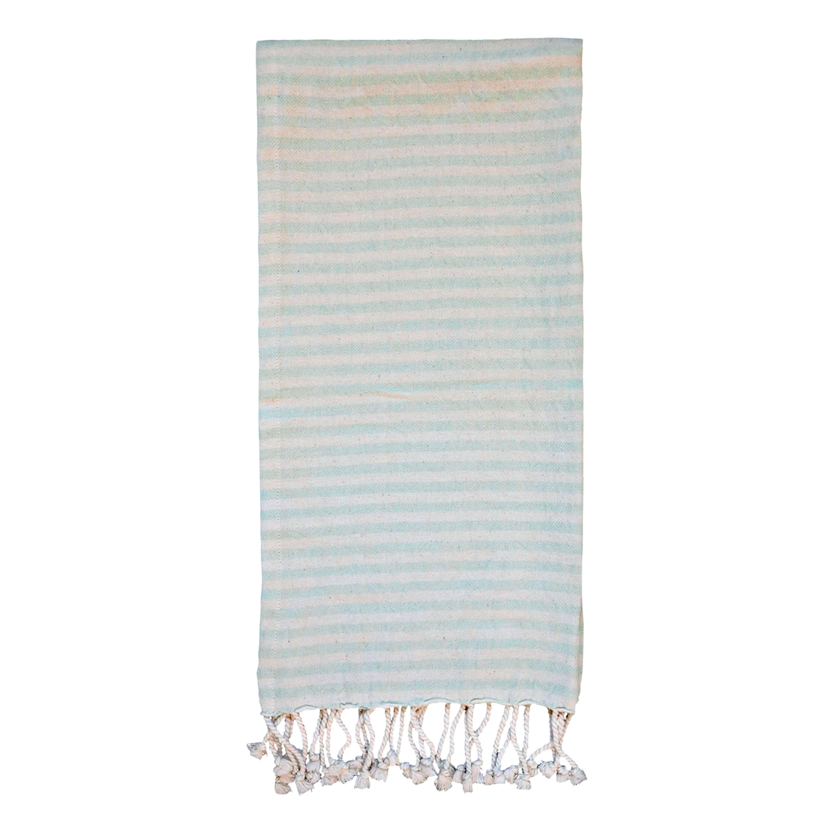 Hammam Bath Sheet w. stripes Éternel L180/W90 cm verte