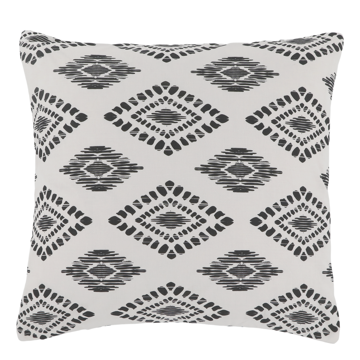 Aix Pillowcase w. ethnic pattern L50/W50 cm white & black