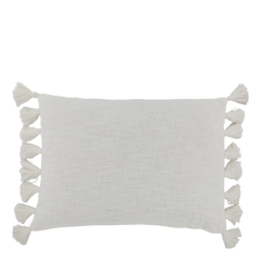 Aix Pillowcase w. tassels L70/W50 cm off white