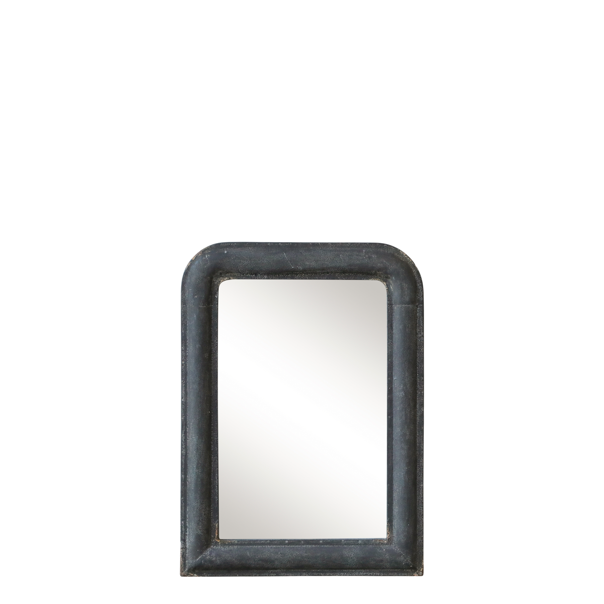 Mirror H55/L40/W3.5 cm antique coal