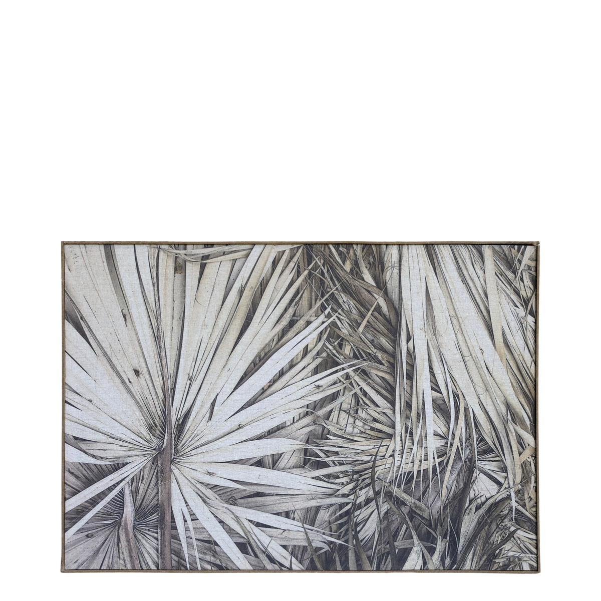 Picture w. palm leaves H53/L77cm