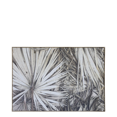 Picture w. palm leaves H53/L77cm