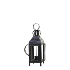 Old French Lantern H30/L15/W12 cm antique black