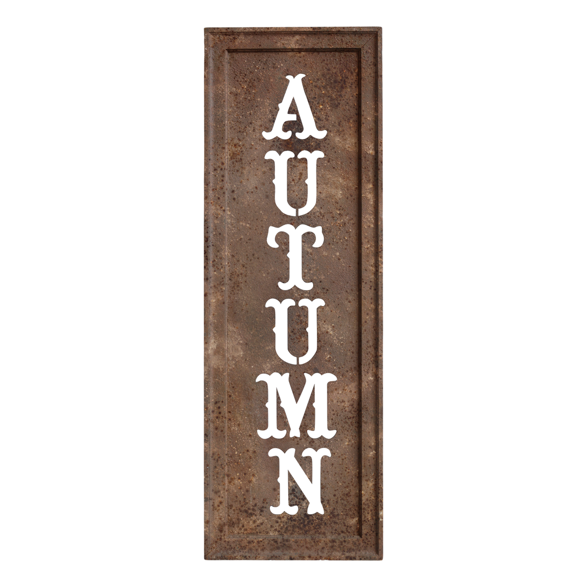 Sign Autumn H125/L42/W2.5 cm antique bronze