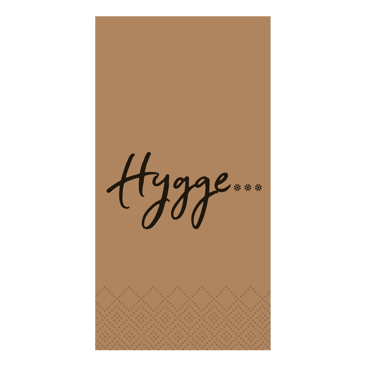 Napkin w. hygge L20/W10 cm rust