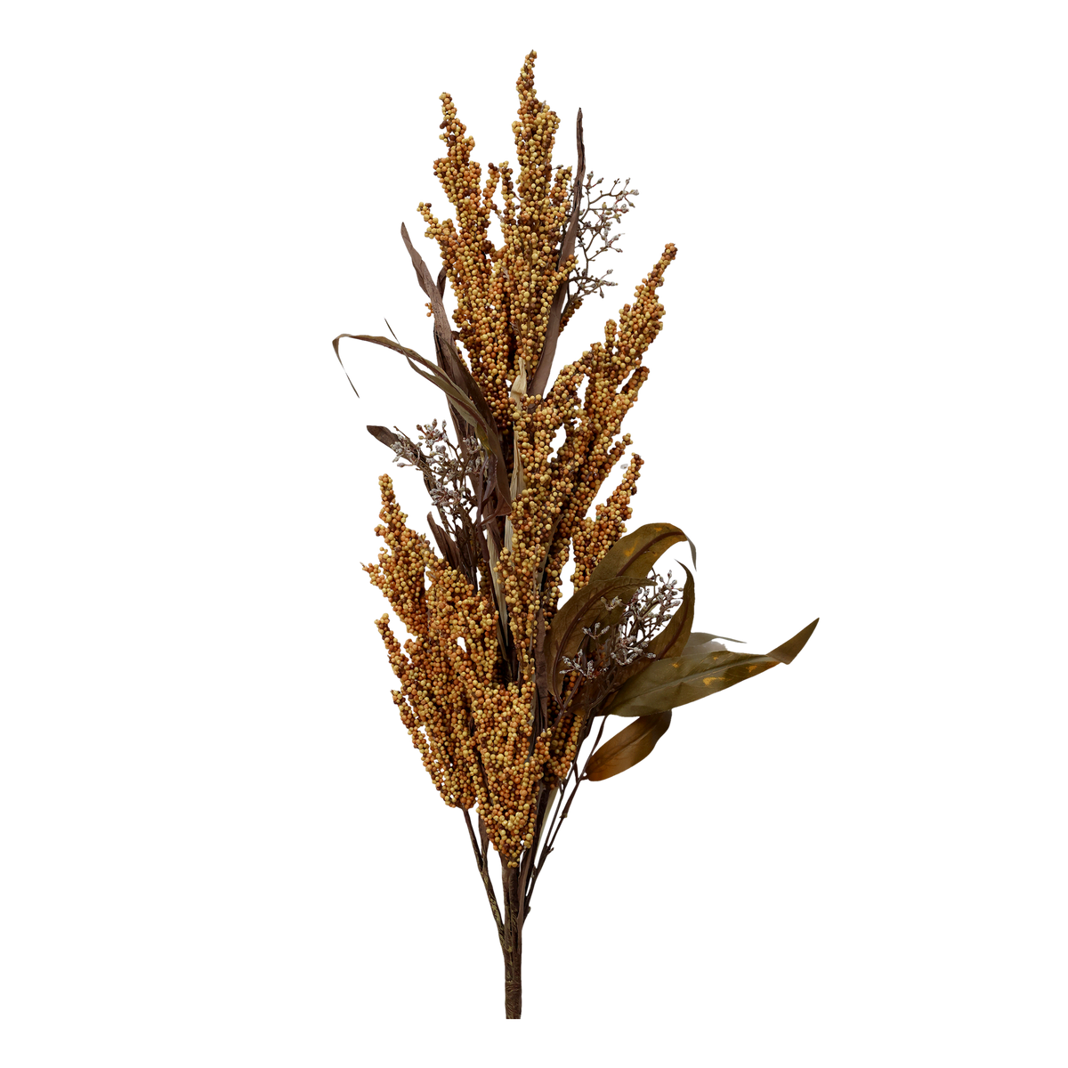 Fleur Branch w. seed pods H93 cm amber