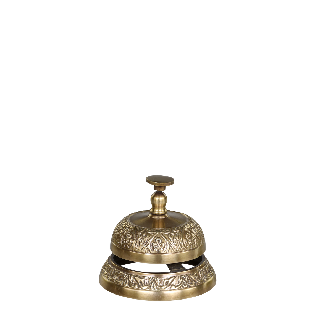 Table Bell H8/D9 cm antique brass