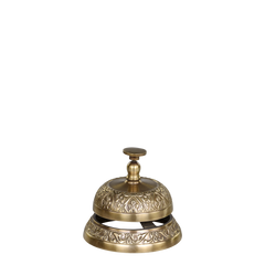 Table Bell H8/D9 cm antique brass