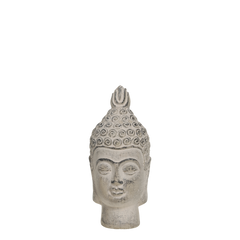 Buddha H17.5/D8 cm French grey