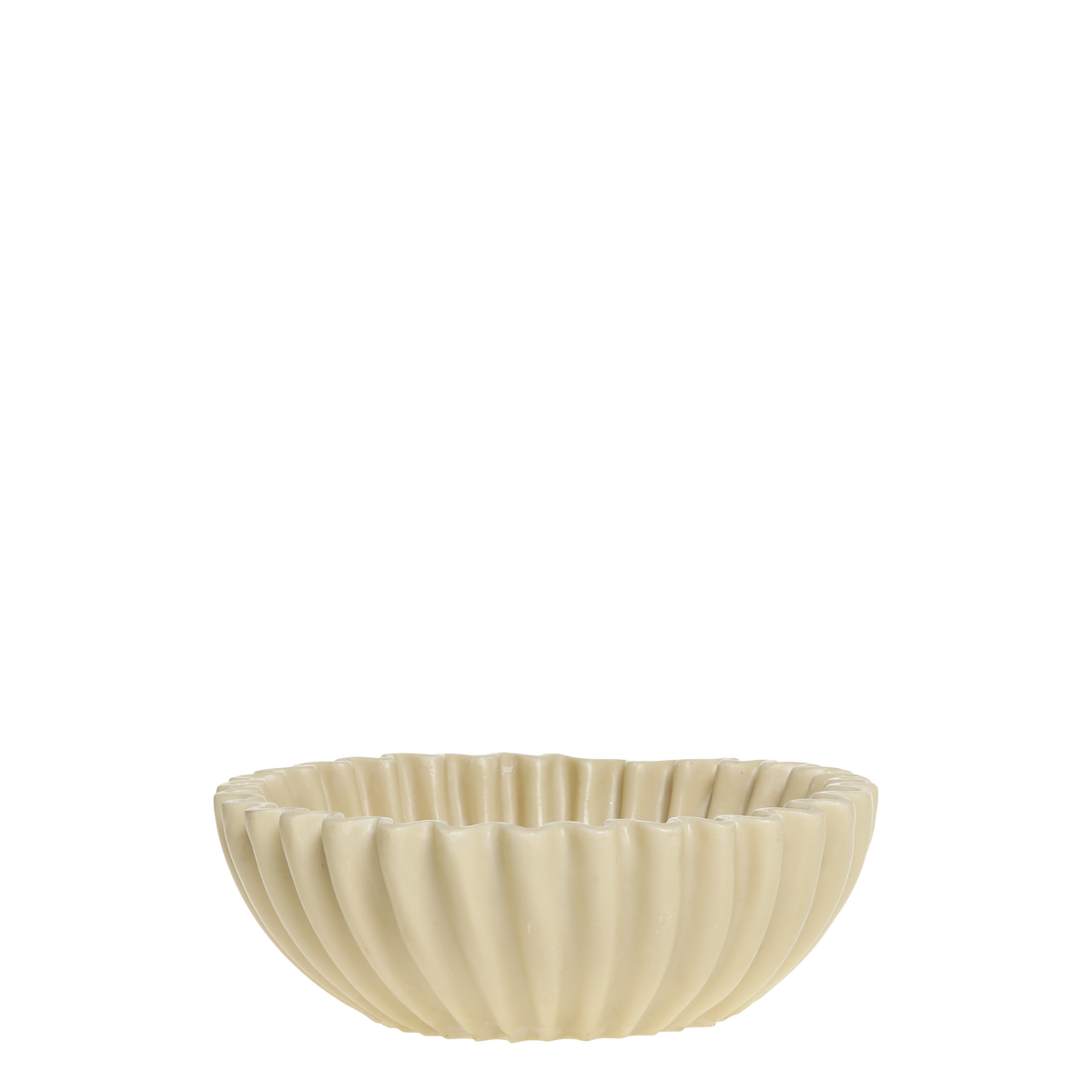 Bowl shell-shaped H7/D20 cm latte