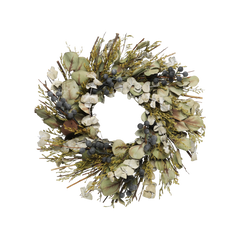 Fleur Wreath w. eucalyptus & berries D34/W7 cm nature