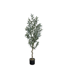 Fleur Olive Tree H132/D15 cm green