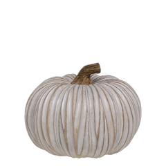 Pumpkin H15/D20 cm antique latte