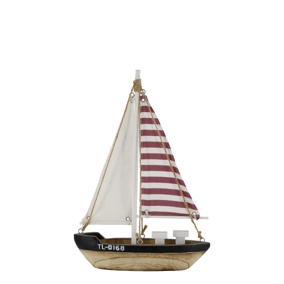 Sailboat H32/L22/W6 cm cherry