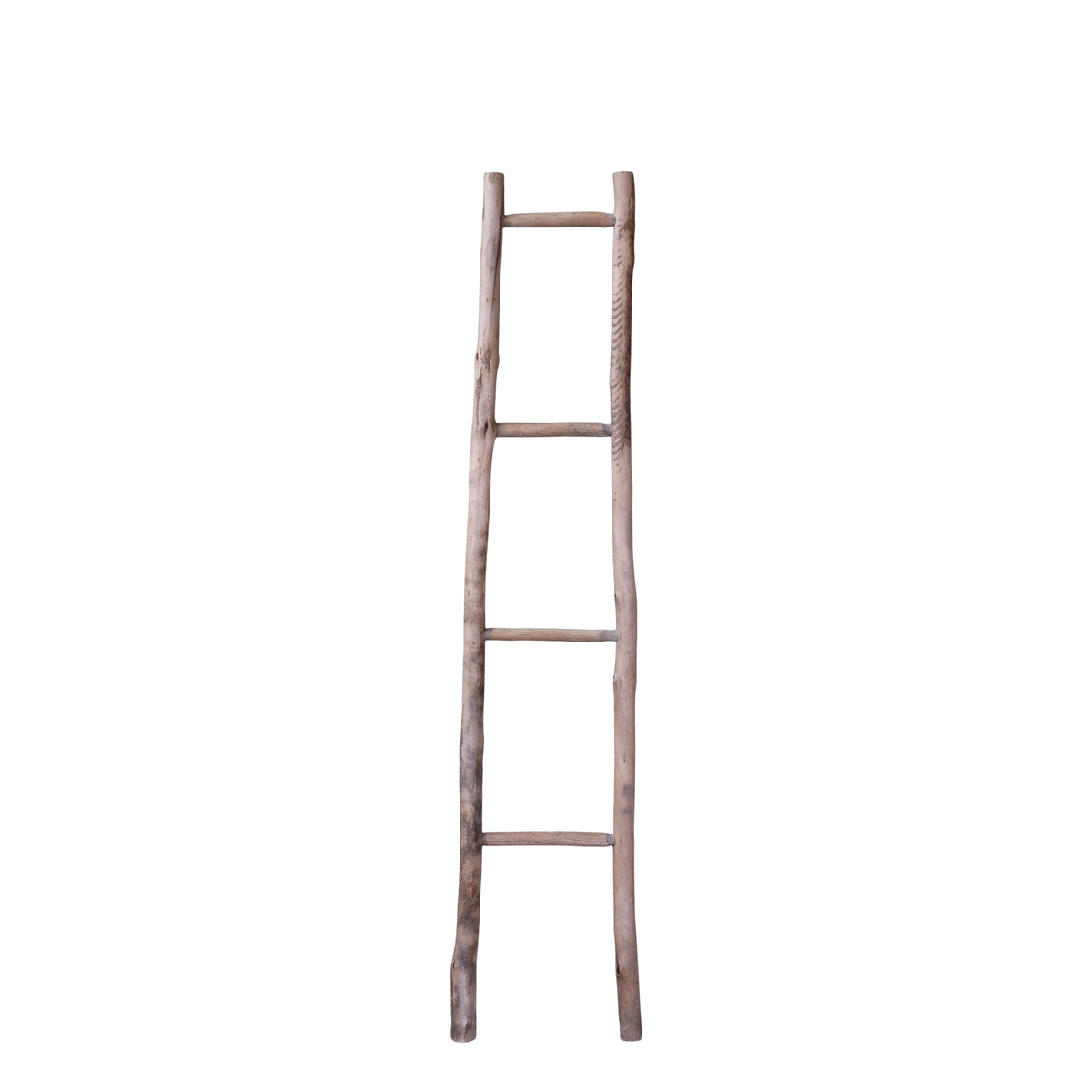 Ladder in wood for deco H159/L36/W4 cm nature