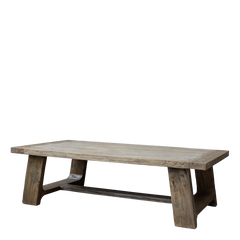 Coffee Table in recycled wood H40/L130/W68 cm nature