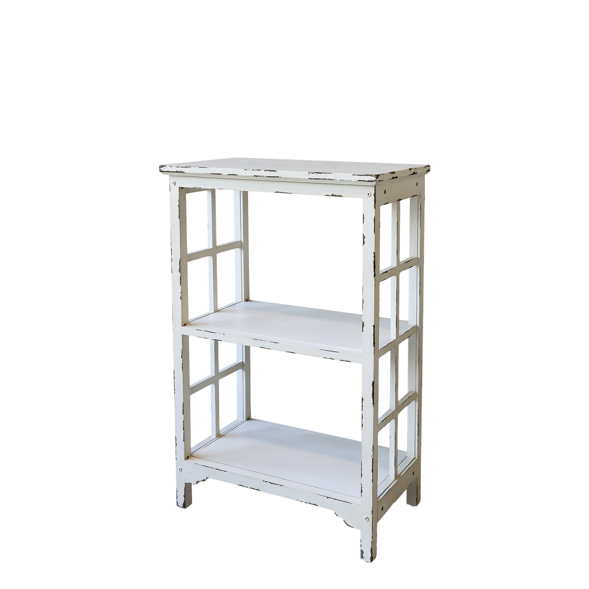 Table w. shelf H90/L60/W35 cm antique cream