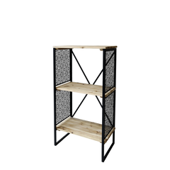 Vence Shelving Unit w. 2 shelves H113/L60/W35 cm antique black