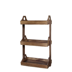 Grimaud Shelving Unit w. 3 shelves H77/L46/W25 cm nature