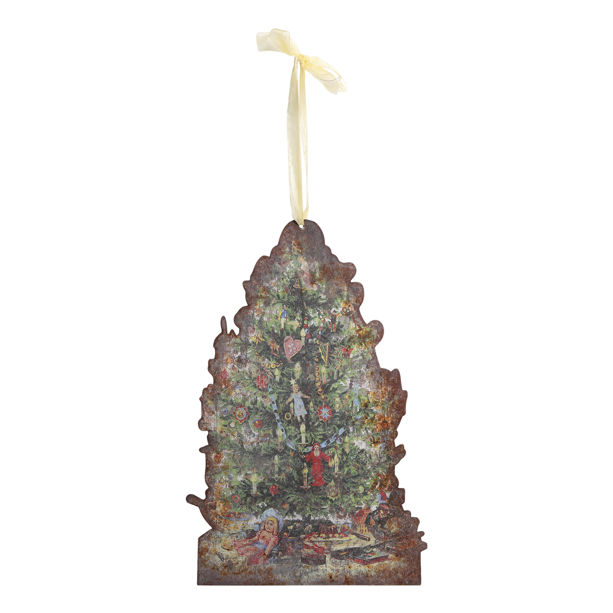 Vintage Christmas Tree H33/L22/W0.5 cm