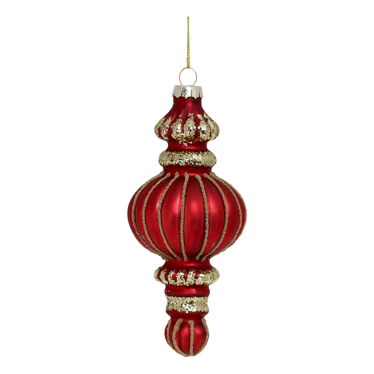 Ornament H15.5/D6 cm antique cherry