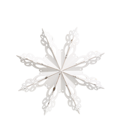 Wall Décor snowflake D43/W6 cm antique white