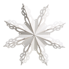 Wall Décor snowflake D63/W6 cm antique white