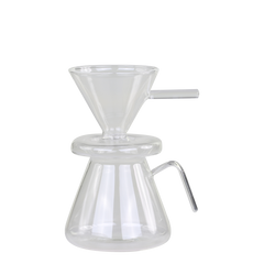 Coffee Dripper w. filter holder H19/L14/W12 cm clear