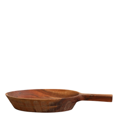 Laon tray w. handle acacia wood H5/L33/W18 cm nature