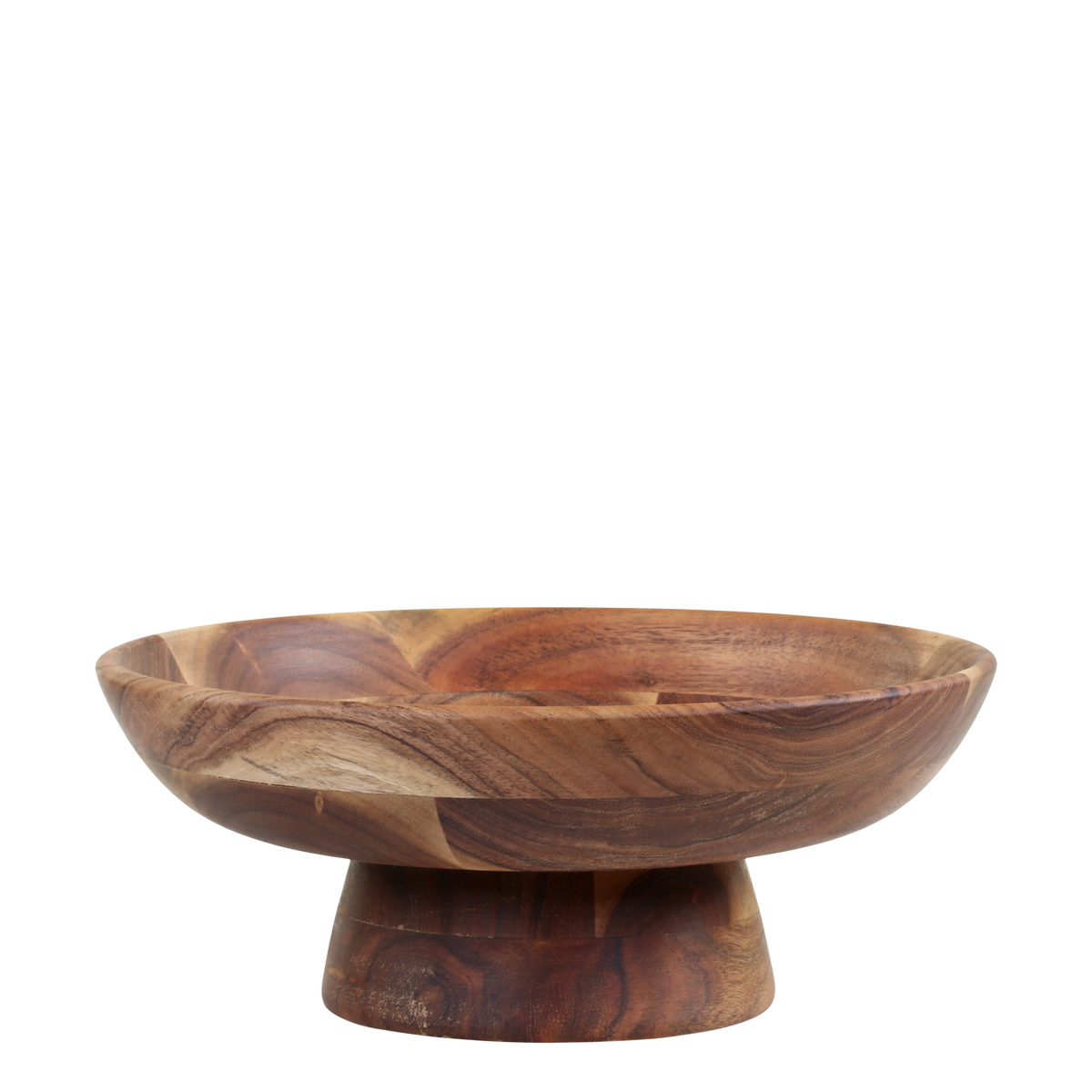 Laon Bowl on foot acacia wood H11/D28 cm nature