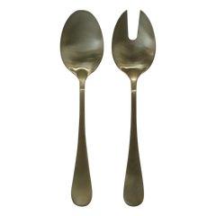 Nordique Salad Servers set of 2 L24 cm gold