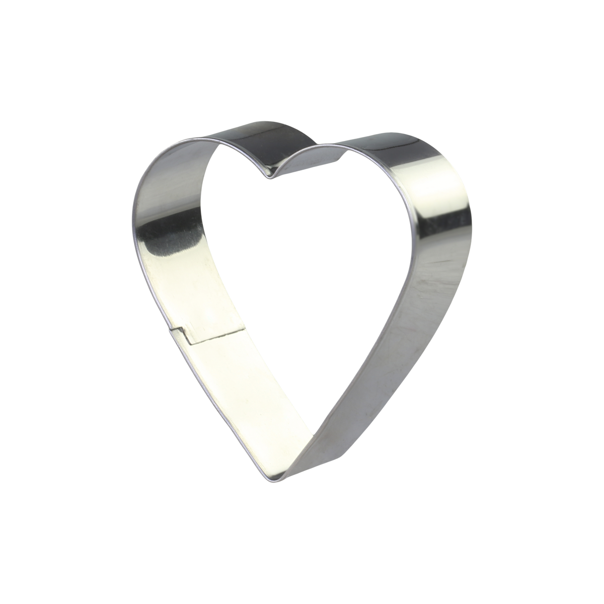 Cookie Cutter heart H2.5/L6.5/D6 cm silver