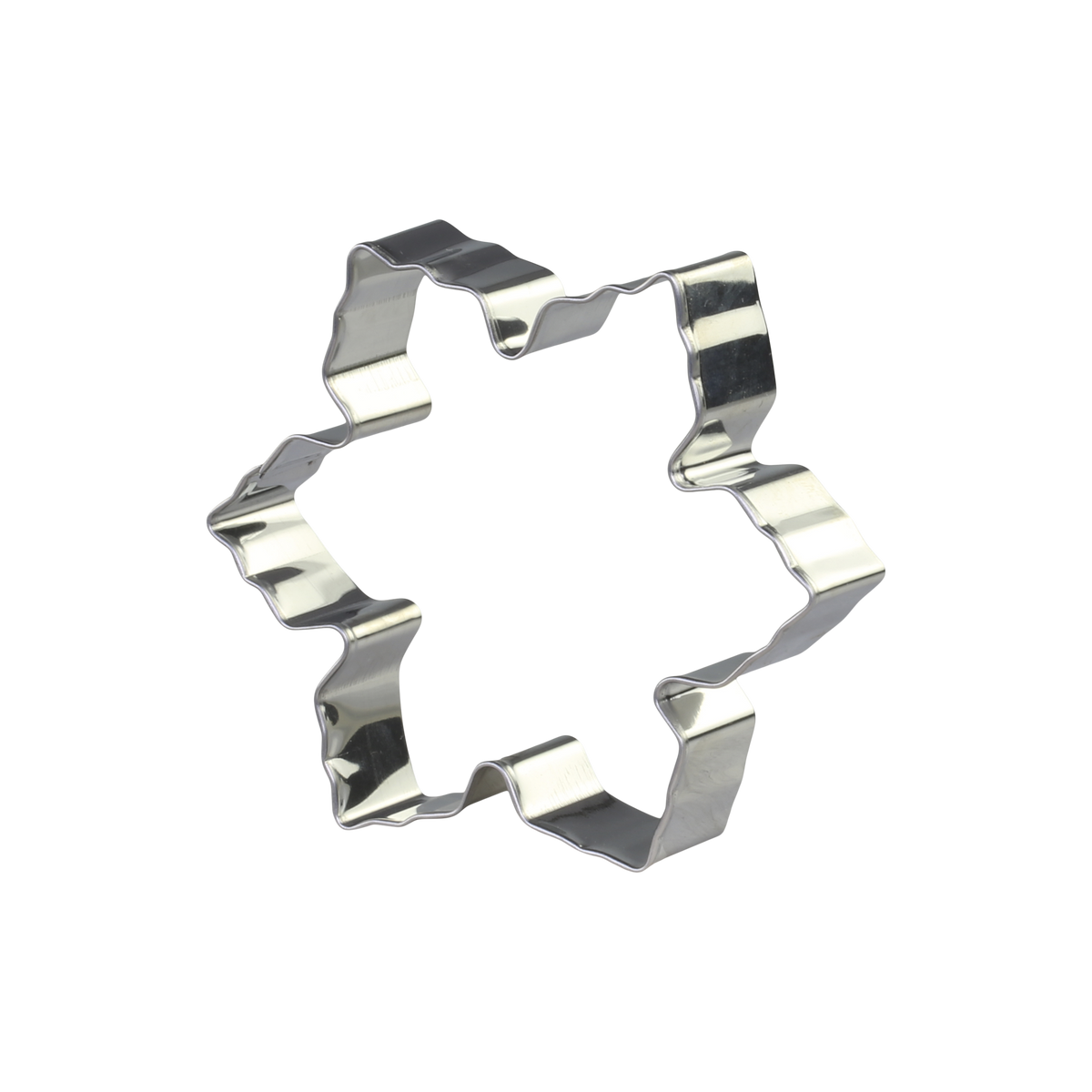 Cookie Cutter ice crystal H2/D7.5 cm silver