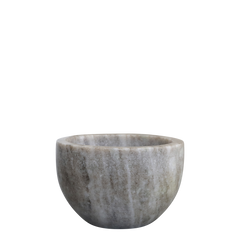 Morlaix Bowl of marble H6/D9 cm latte