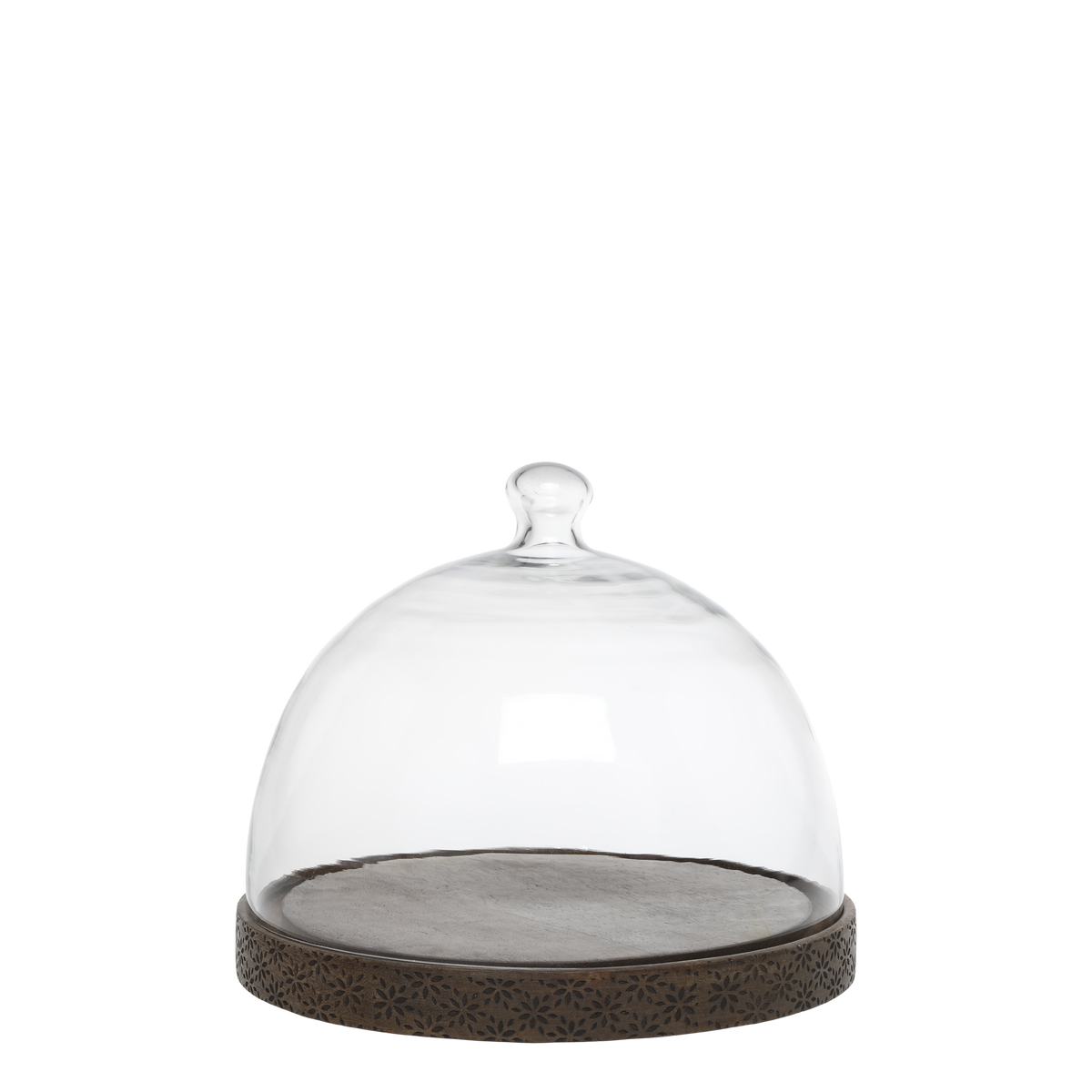 Tours Glass Dome H25/D30 cm coal