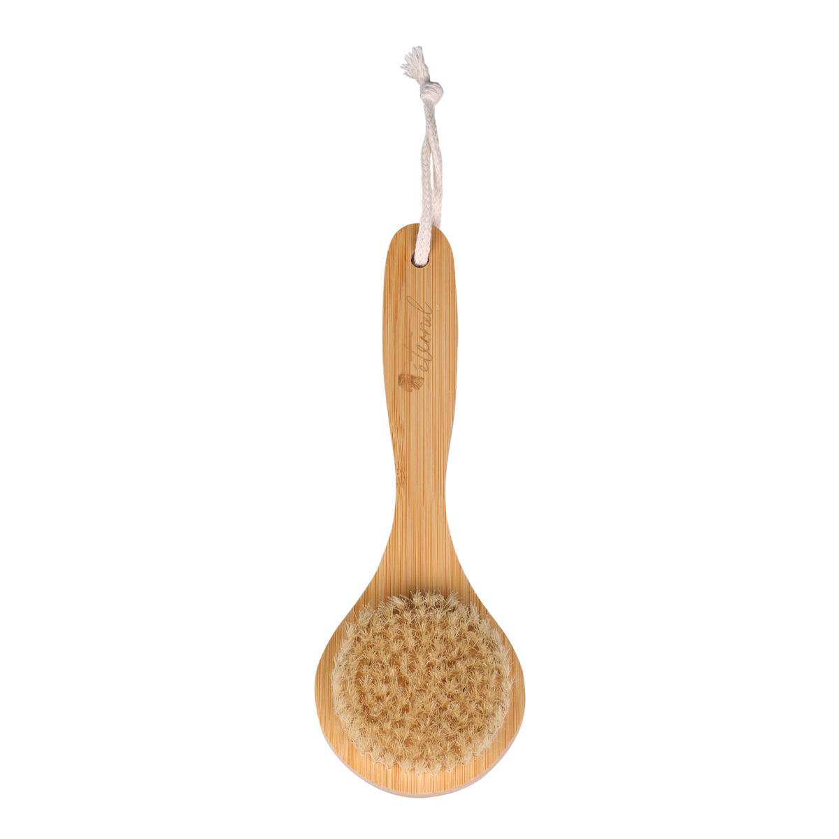 Bath Brush in bamboo Éternel H4/L28/W7 cm nature