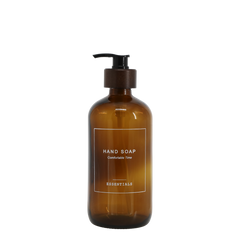 Bottle w. pump Hand Soap 500 ml H21.5/D7.5 cm mocca