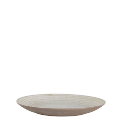 Cassis Lunch Plate in melamine H2.5/D18 cm latte