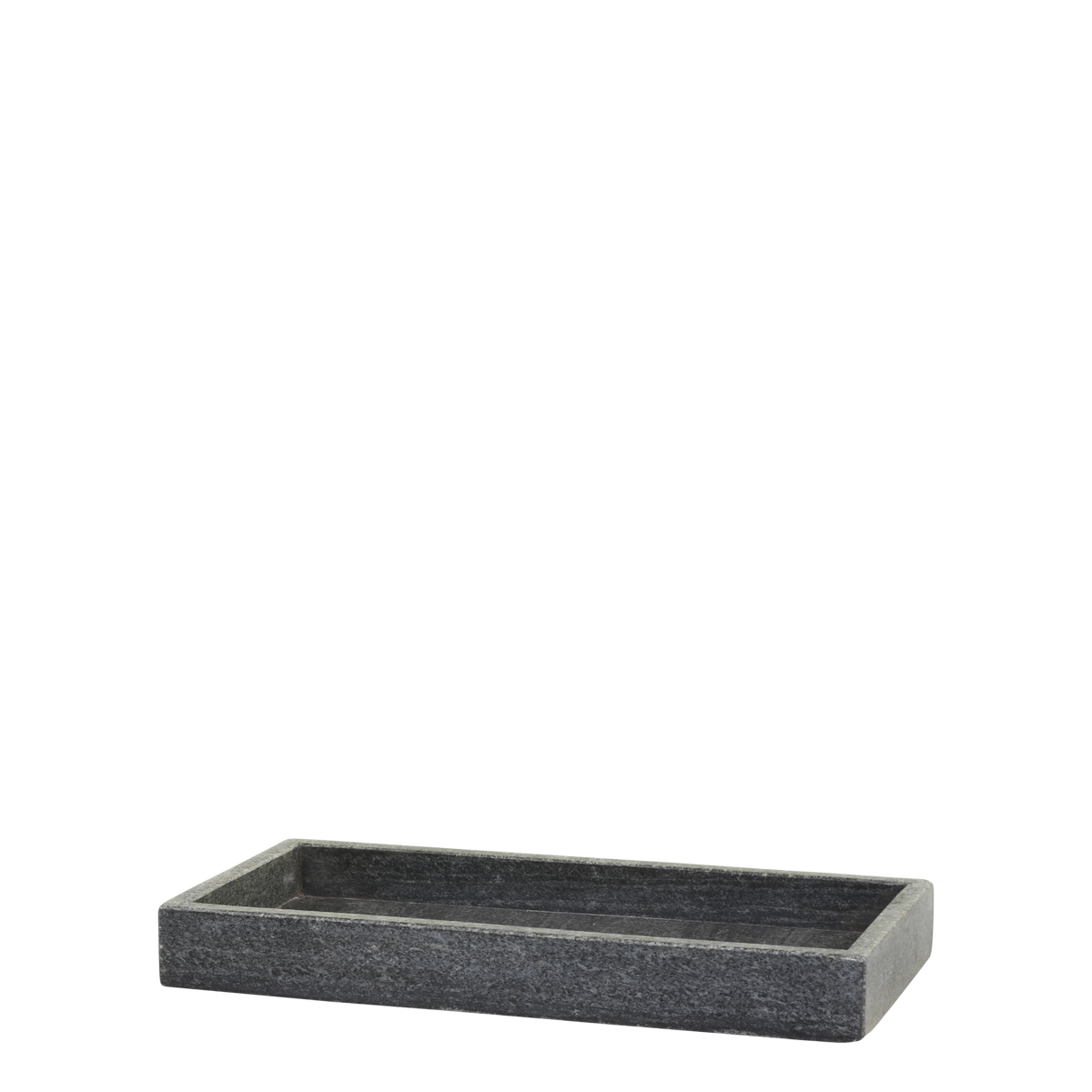 Morlaix Tray of marble H3.5/L30/W14 cm coal